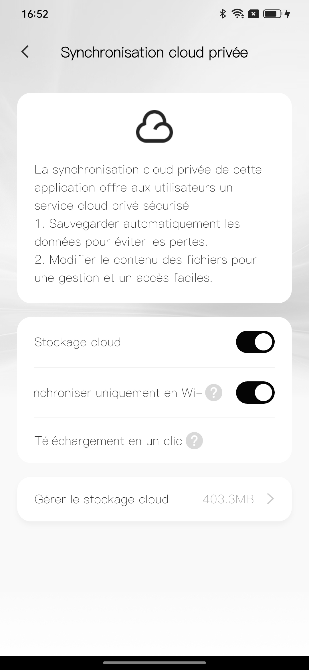 Capture d’écran de l’application Headwolf AI 4